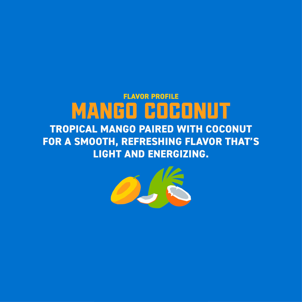 Gorilla Energy Drink Mango Coconut – 200mg Natural Caffeine, Real Fruit Juice, No Added Sugar (12 Pack)
