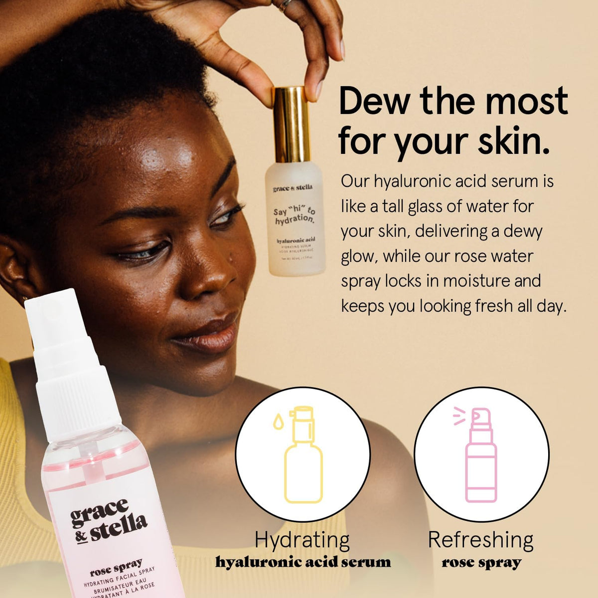 grace & stella Award Winning Skin Care Set - Gift Set for Women