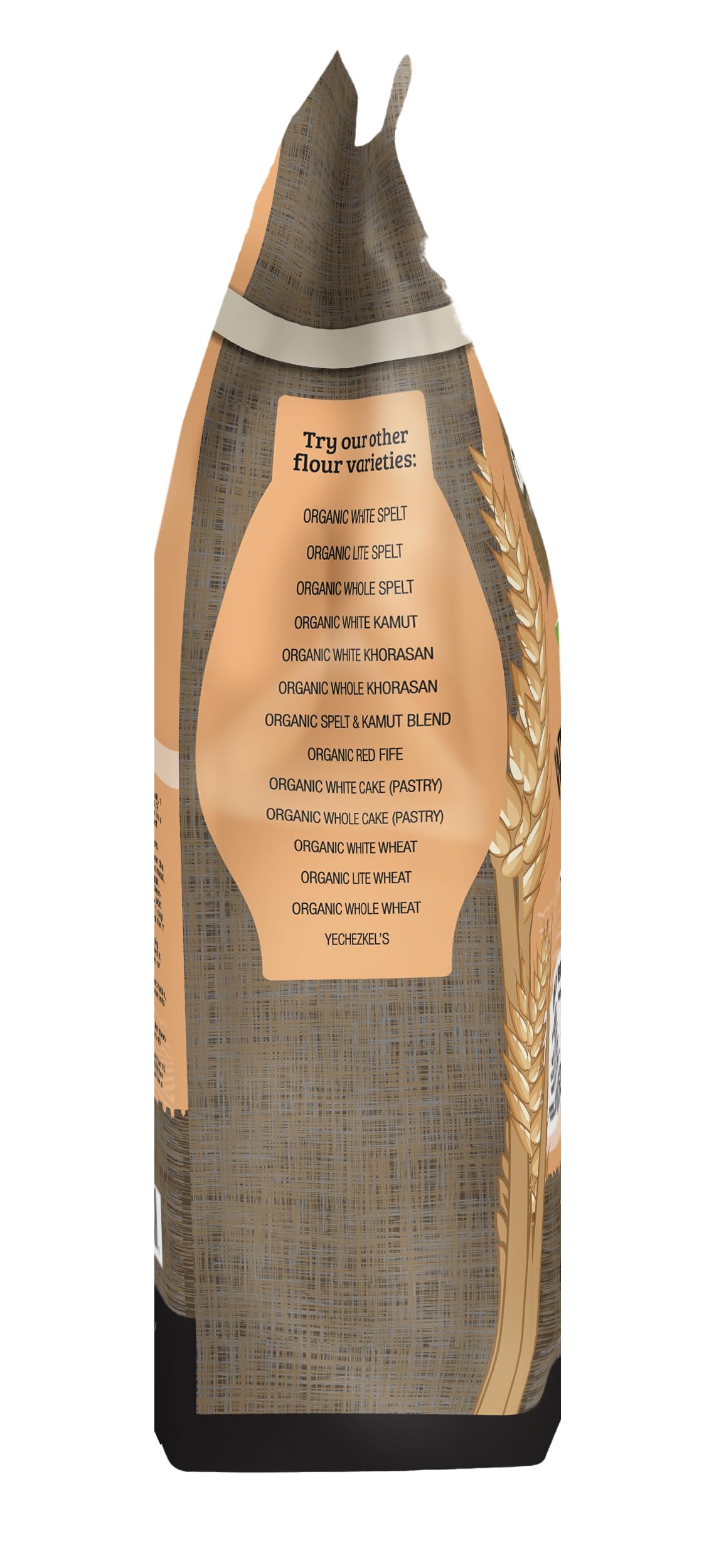 Grain Brain Organic White Kamut Flour (5 lb) Khorosan Wheat All-Purpose Flour
