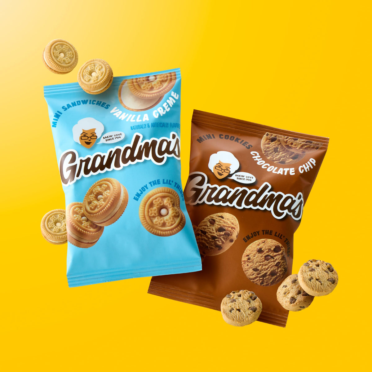 Grandma's Cookies Mini Cookies Variety Pack – 30 Single-Serve Bags