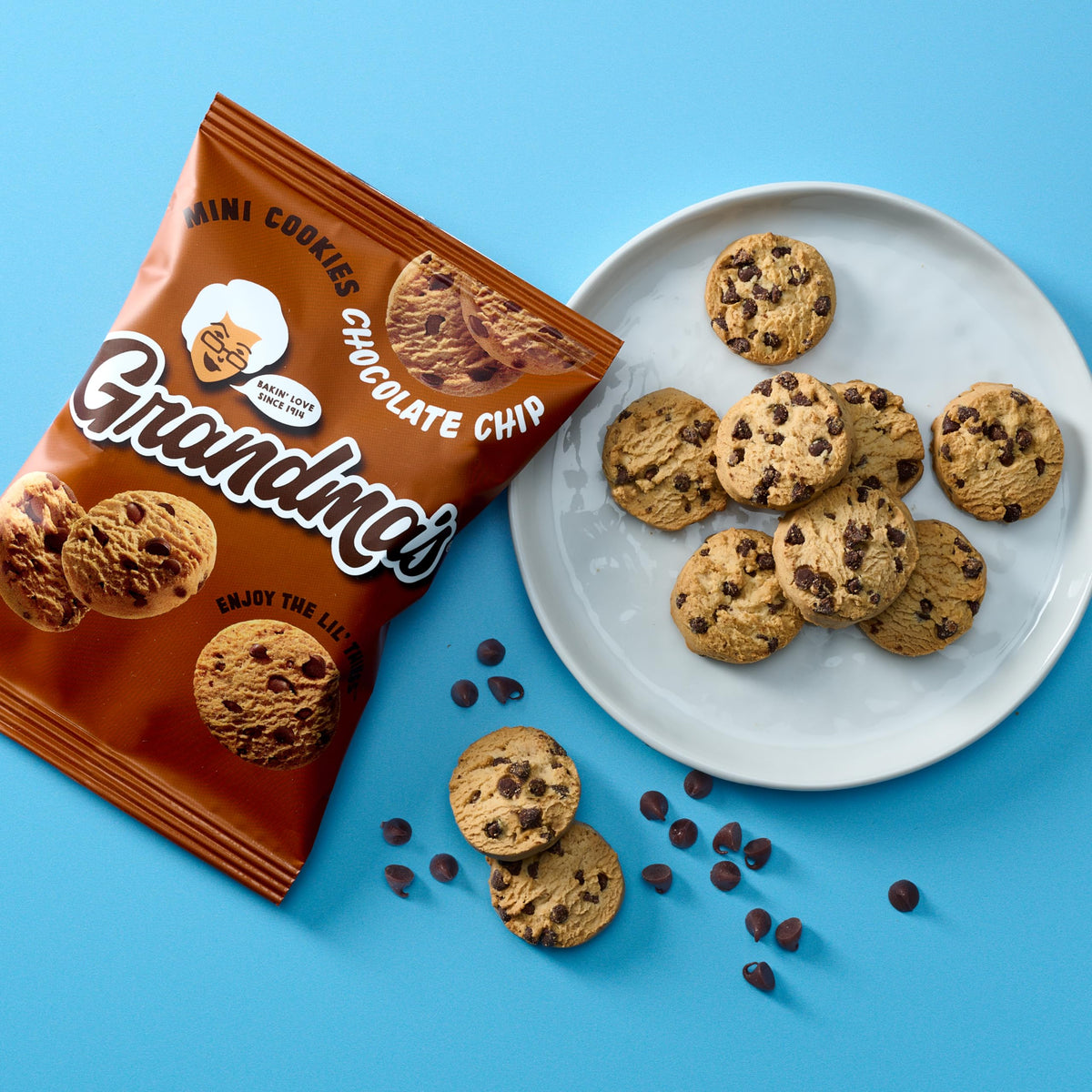 Grandma's Cookies Mini Cookies Variety Pack – 30 Single-Serve Bags