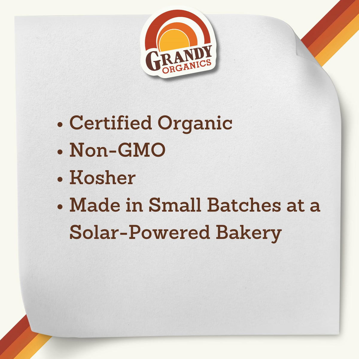 Grandy Organics Classic Granola – Organic, Low Sugar, 12oz Bulk (6 Bags)