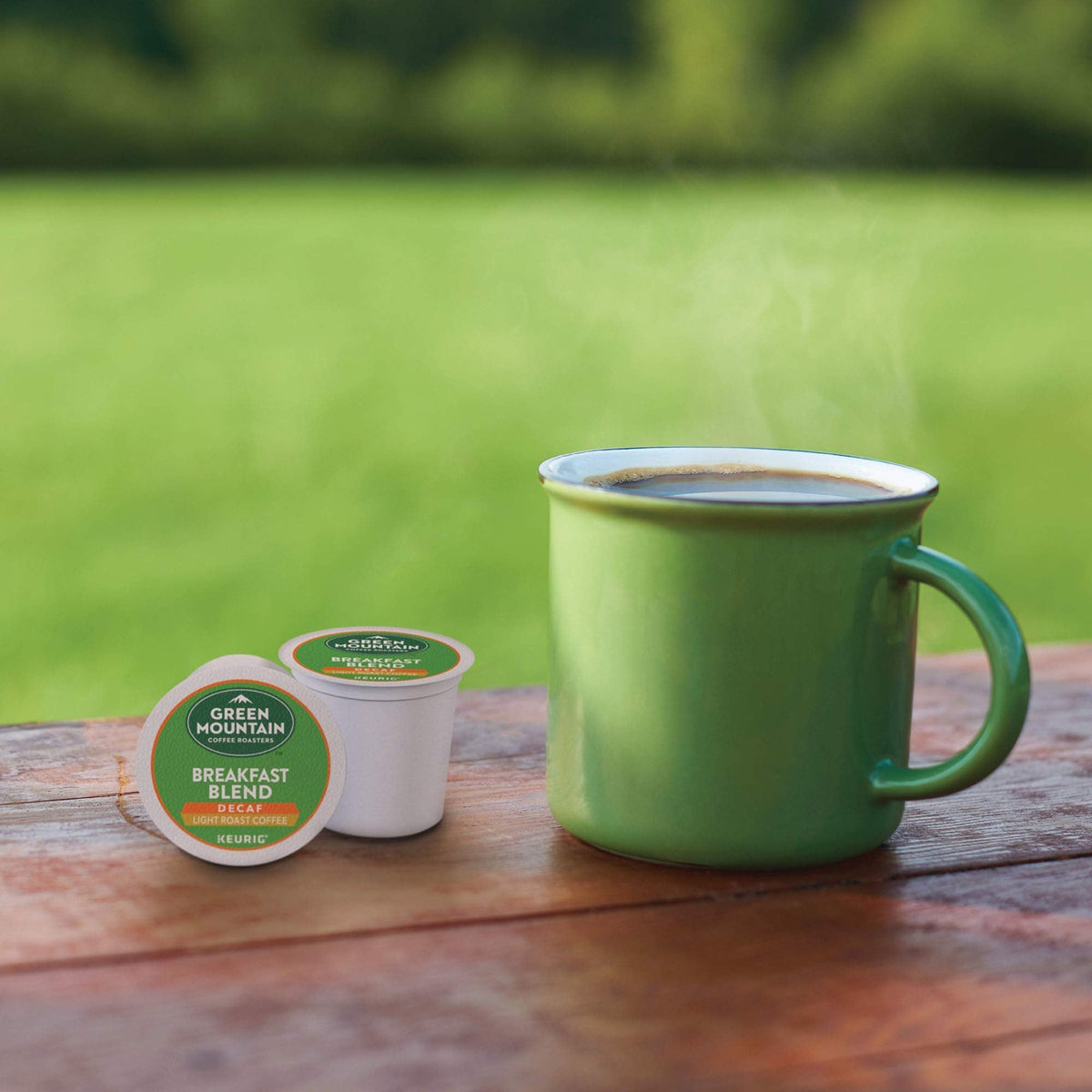 Green Mountain Coffee Roasters Breakfast Blend Decaf K-Cup Pods — Light Roast, 32-Count
