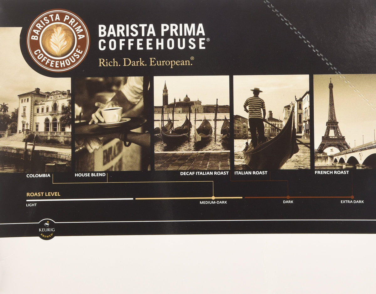 Green Mountain Coffee Roasters Barista Prima Decaf Italian K-Cups – 24 Ct, Keurig Compatible