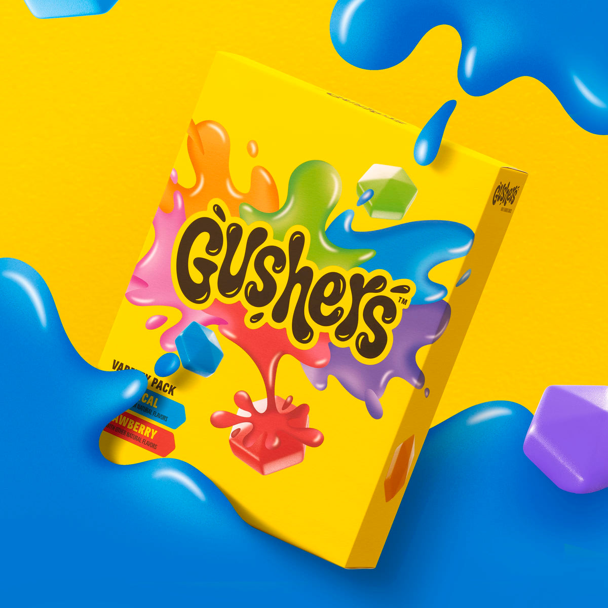 Gushers Fruit Snacks Variety Pack – Tropical & Strawberry, 10 Boxes