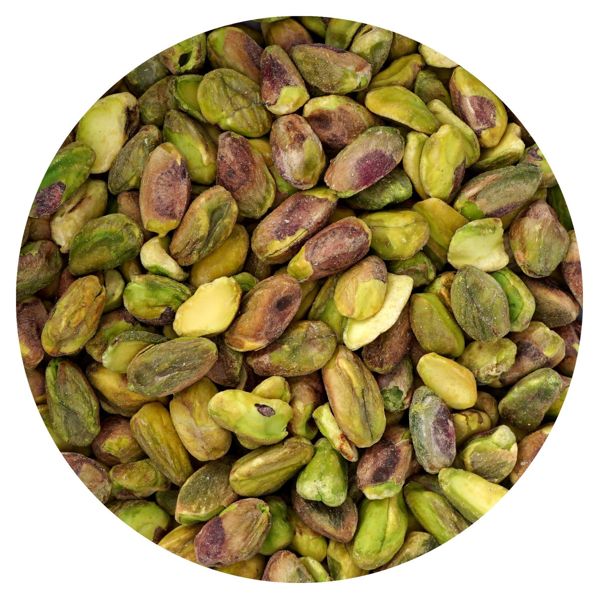 Hampton Distribution Pistachios Shelled Raw Unsalted – 1 Pound Bulk Bag