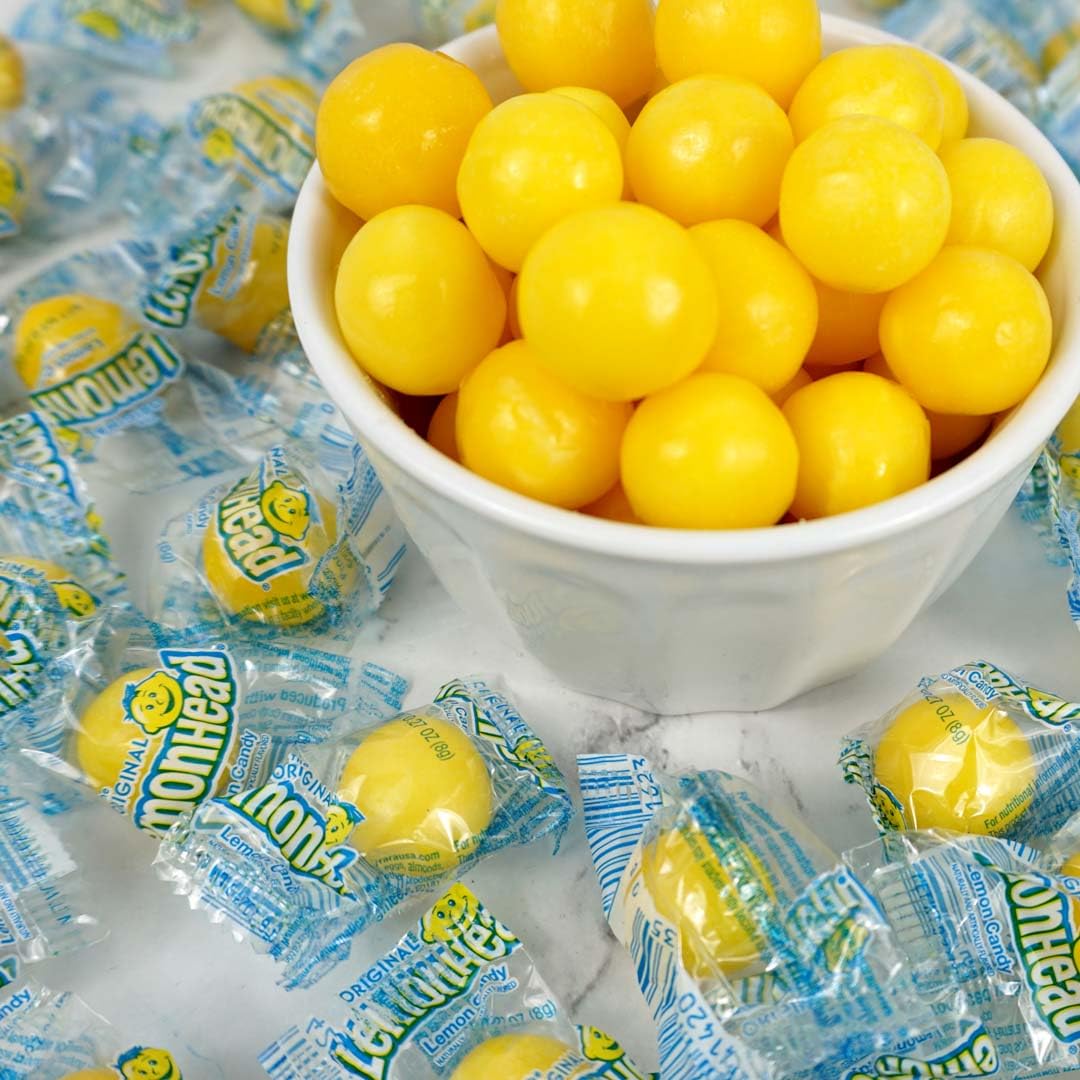 Lemonheads Candy 4lb Bulk Bag | The Hampton Popcorn Company