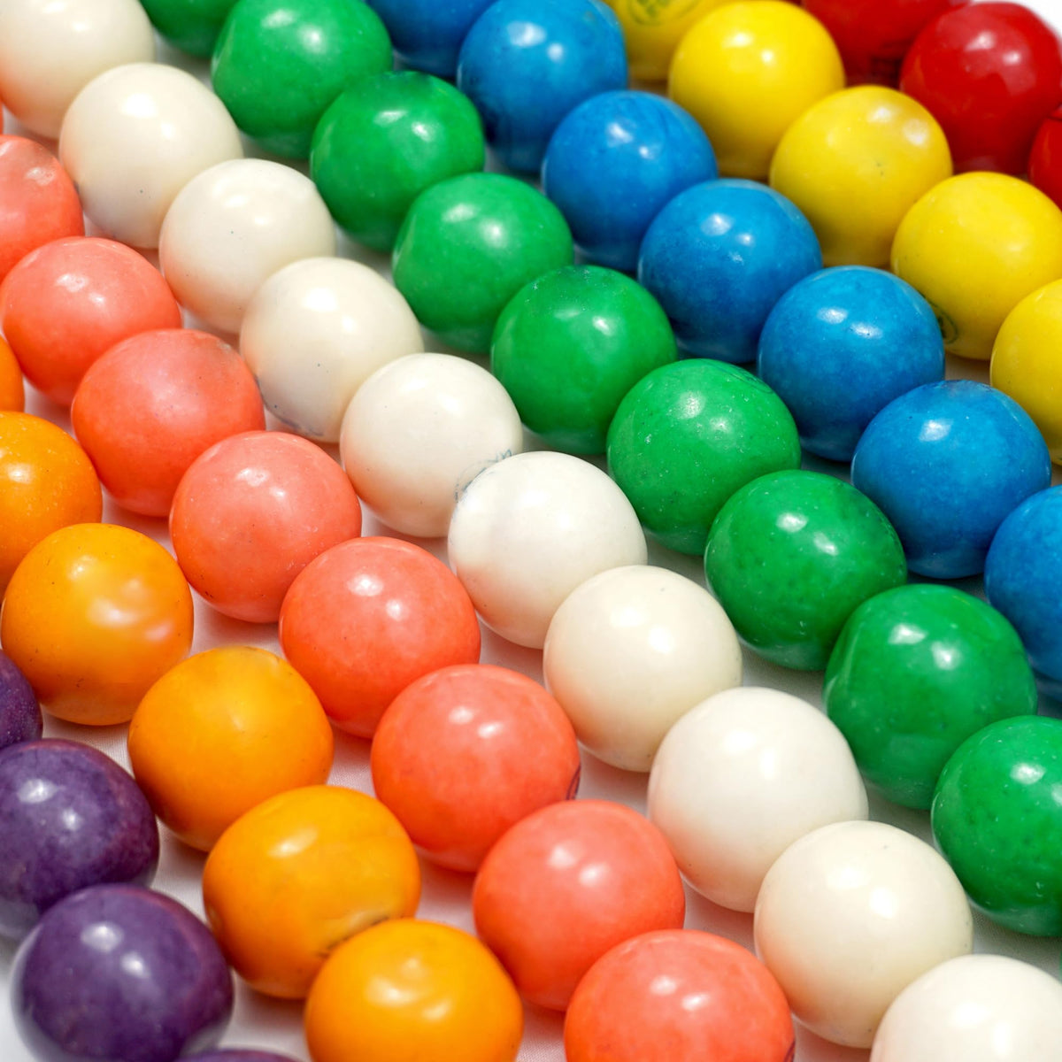 1 Inch Gumballs for Gumball Machines – The Hampton Popcorn Company, 220 Pieces in 4lb Bulk