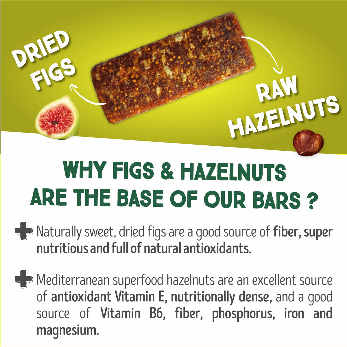 Happy Village Organic Fig & Apricot Nut Bar | 3-Ingredient, Gluten Free, Vegan