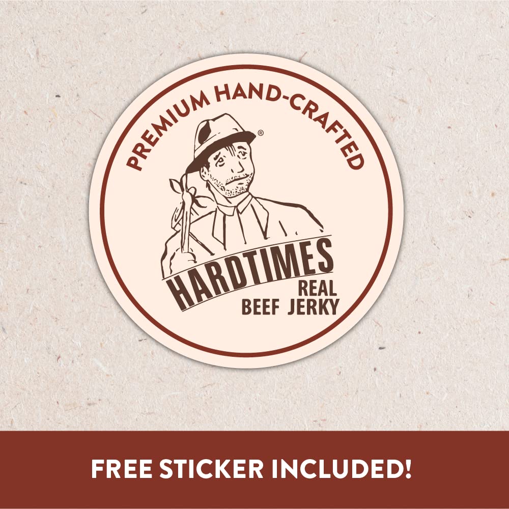 Hardtimes Handcrafted Beef Jerky Chew - Original Flavor (24 x 0.5 oz Cans)