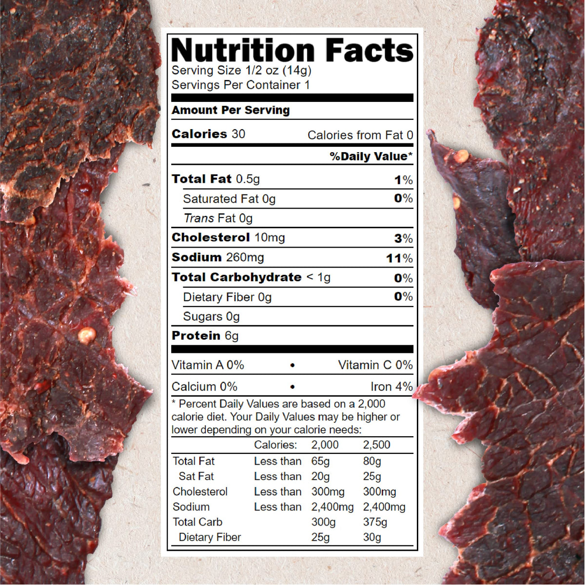 Hardtimes Handcrafted Beef Jerky Chew - Original Flavor (24 x 0.5 oz Cans)