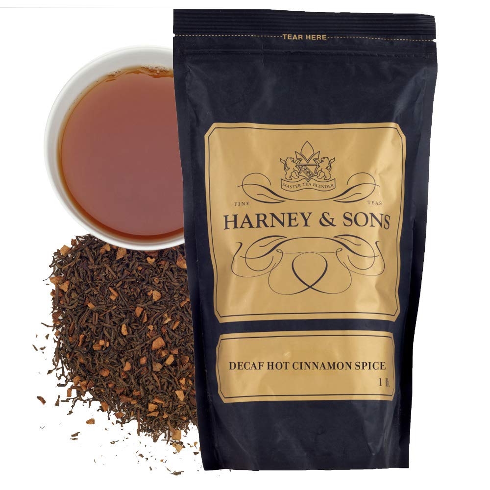 Harney & Sons Decaffeinated Hot Cinnamon Spice Tea – 16 oz Loose Leaf