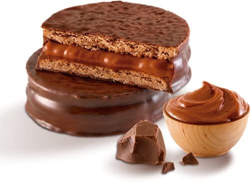 Havanna Alfajores Argentinos – Traditional Argentine Dulce de Leche with Semi-Sweet Havanna Chocolate (Box of 12)