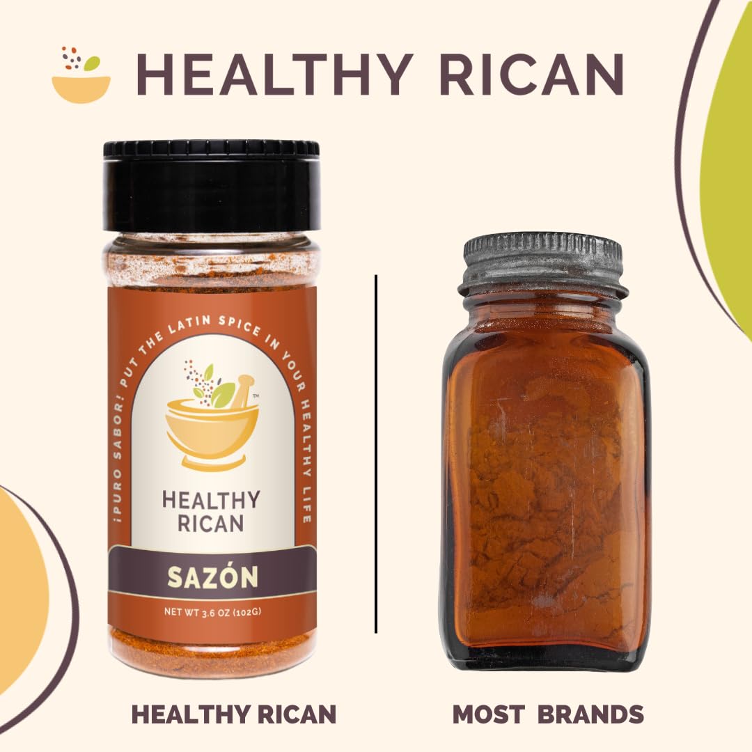 Healthy Rican Salt-Free Adobo, Sazon & Sofrito Bundle – Non-GMO, Gluten-Free