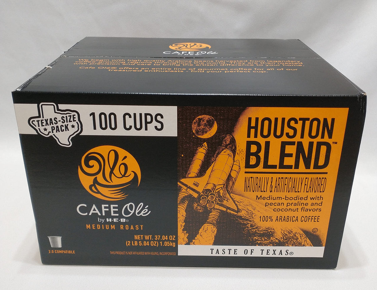 HEB Cafe Ole Houston Blend Single-Serve Pods — 100 Count