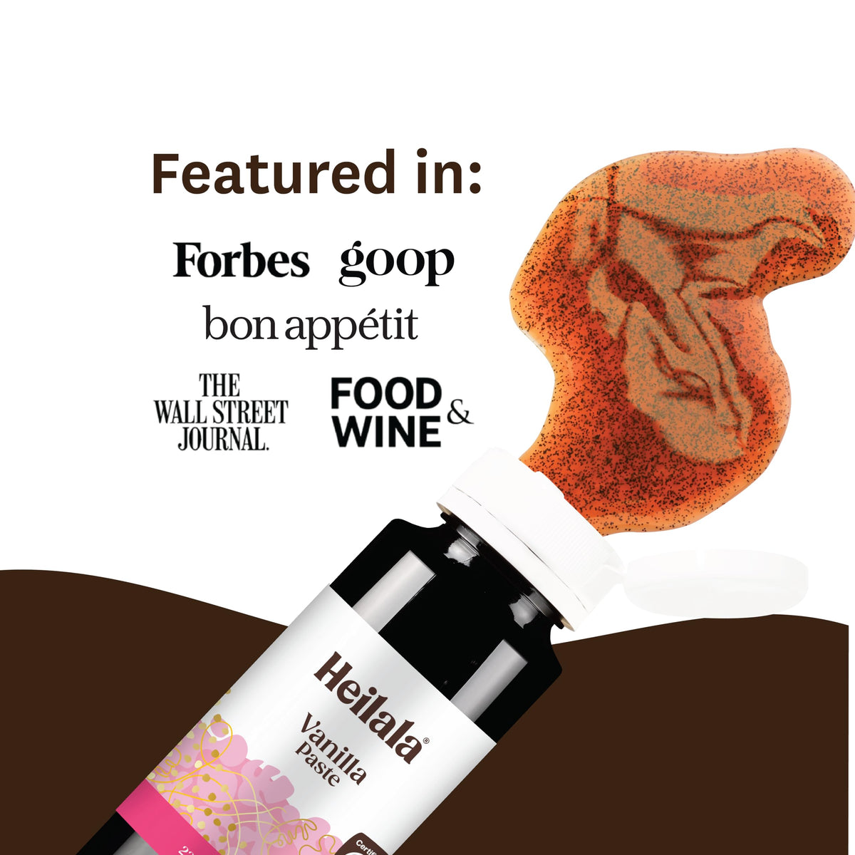Heilala Vanilla Bean Paste for Baking – Premium, Ethically Sourced, 8 oz