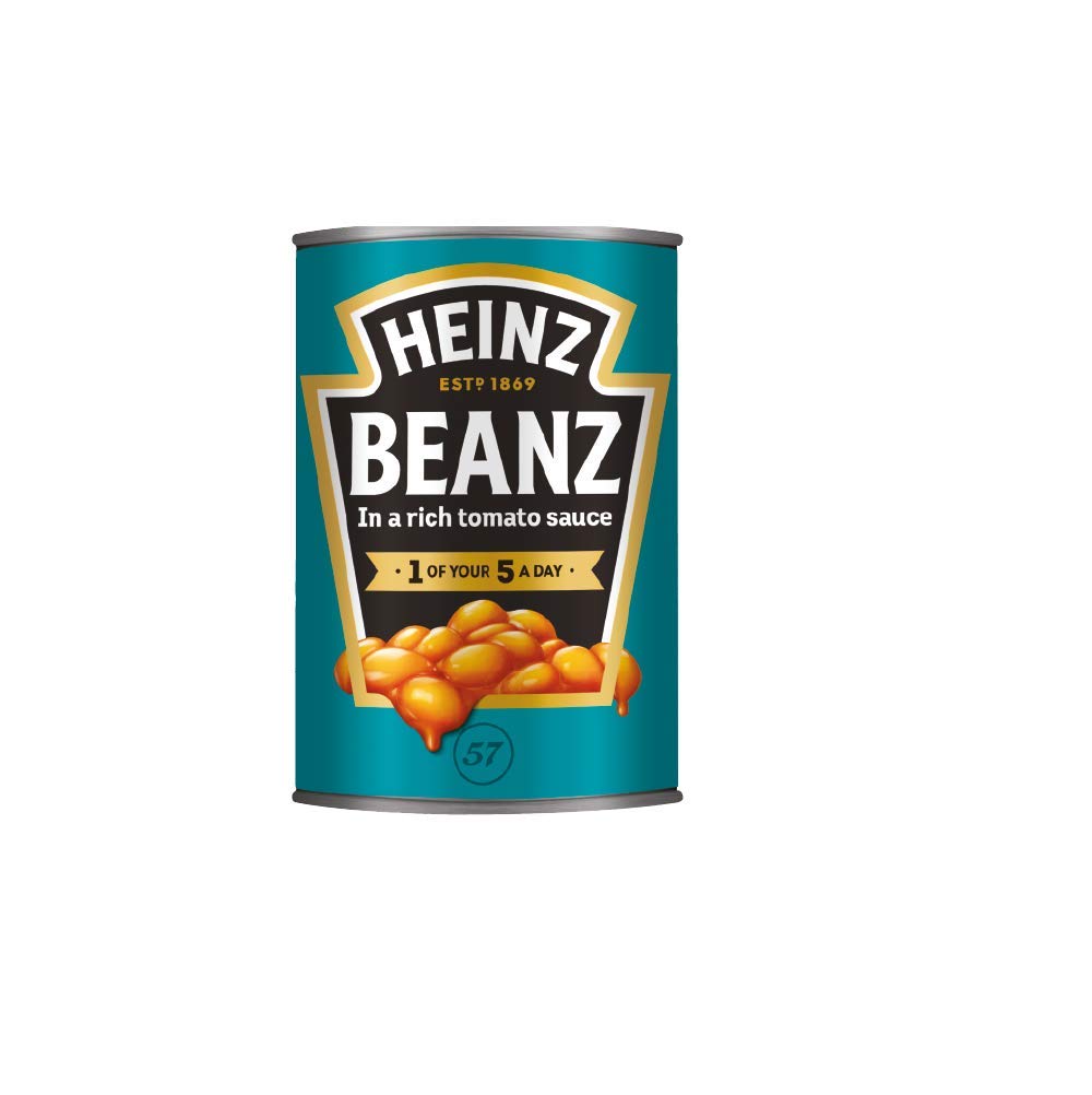 HEINZ Baked Beans 415g — Pack of 24 | Tomato Sauce, High Fiber, Reduced Salt