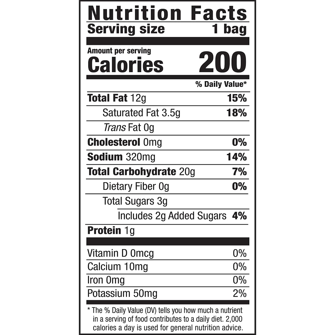 Herr's Honey Cheese Flavored Curls – Gluten Free Snack, 1.25oz Bags (24 Count)