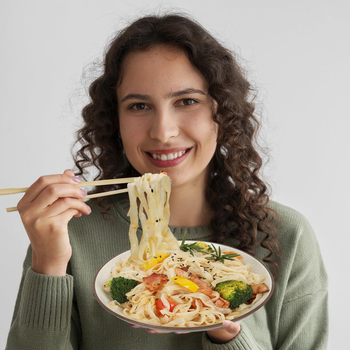 Hethstia Konjac Noodle – Low-Carb Fettuccine Shirataki Noodles, Gluten Free, Keto-Friendly, 10-Pack (5 oz each)