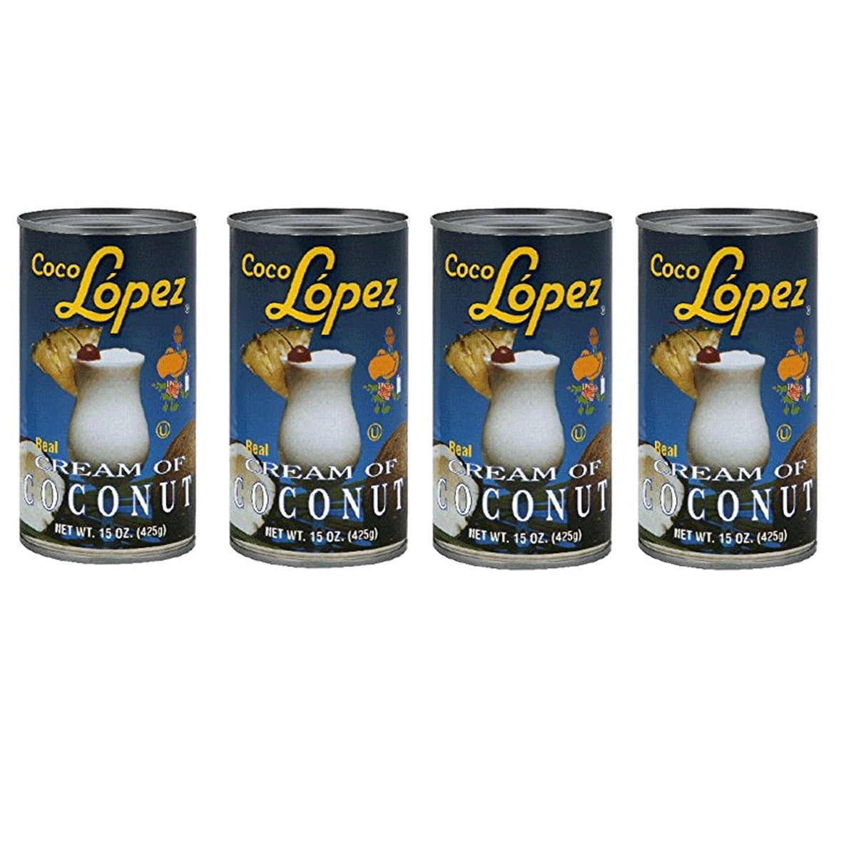 Heywood Cream of Coconut Coco Lopez – Set of 4 Cans