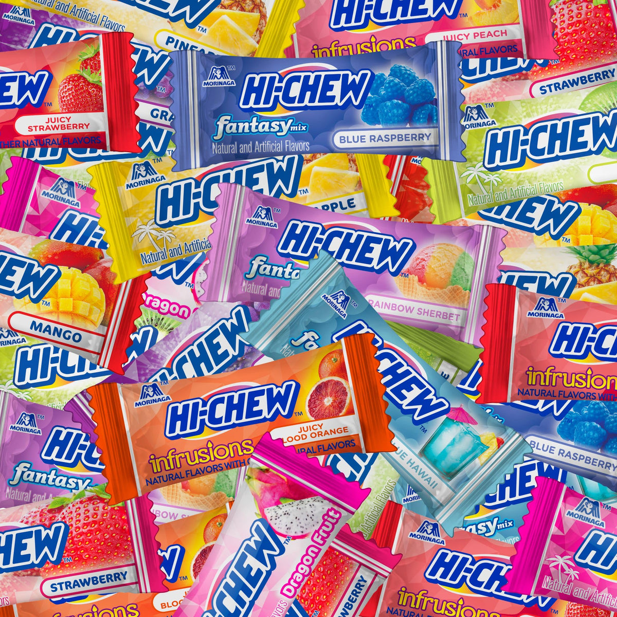 HI-CHEW Variety Mix Bulk Candy — 220+ Pieces, 4 Pouches, 13 Flavors