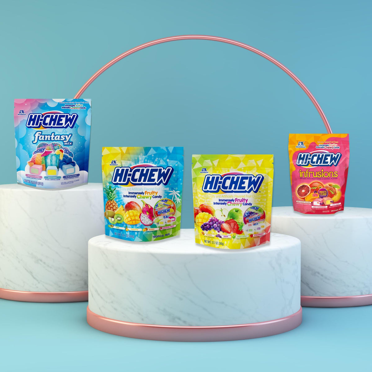 HI-CHEW Variety Mix Bulk Candy — 220+ Pieces, 4 Pouches, 13 Flavors