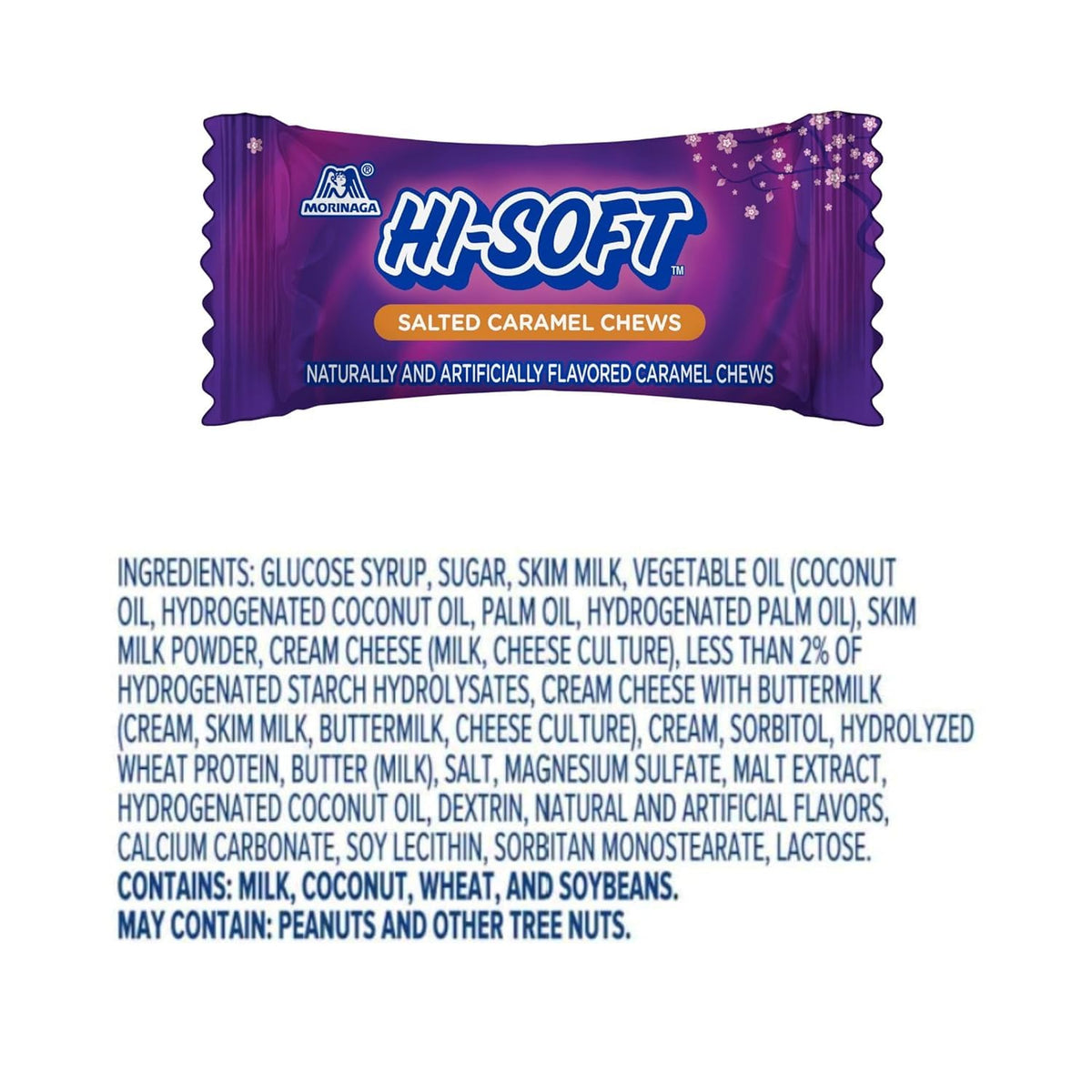 HI-SOFT Salted Caramel Chews – 5 Stand Up Pouches, 10.59 oz Each