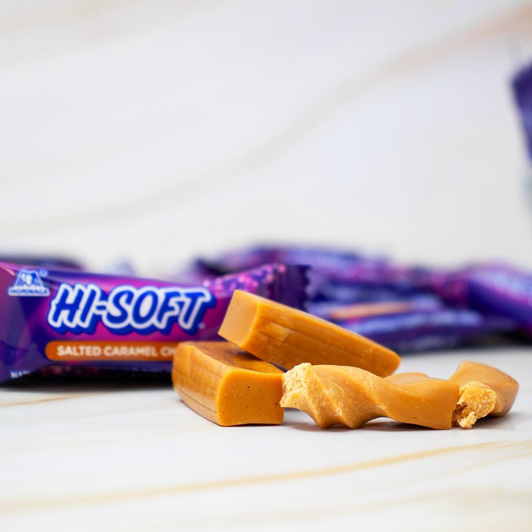 HI-SOFT Salted Caramel Chews – 5 Stand Up Pouches, 10.59 oz Each