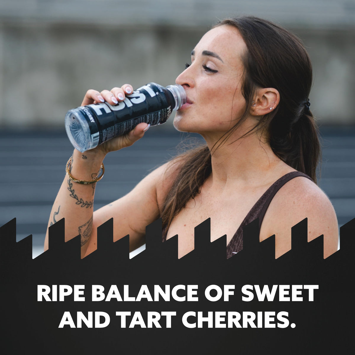 HOIST Premium IV-Level Hydration Electrolyte Drink – Black Cherry, 16 fl oz (Pack of 12)