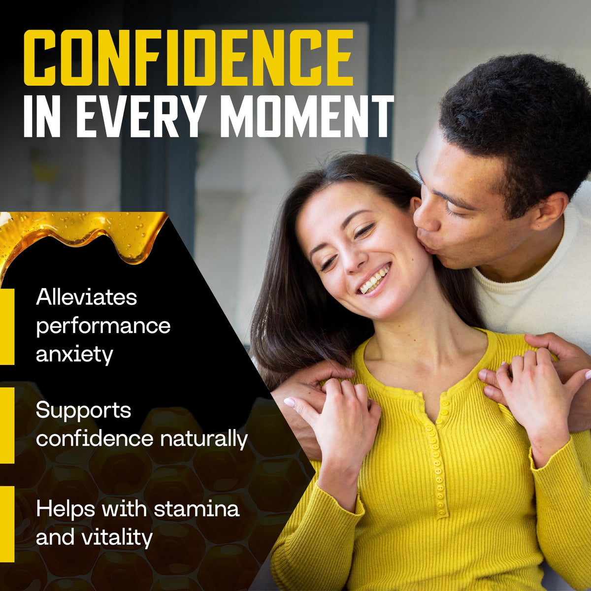 Honey Bae Natural Honey Sachets – Herbal Vitality & Energy for Men