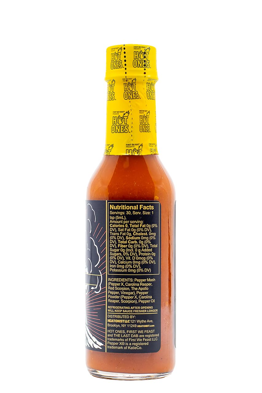 HOT ONES Last Dab Thermageddon Hot Sauce - 5 Fl Oz
