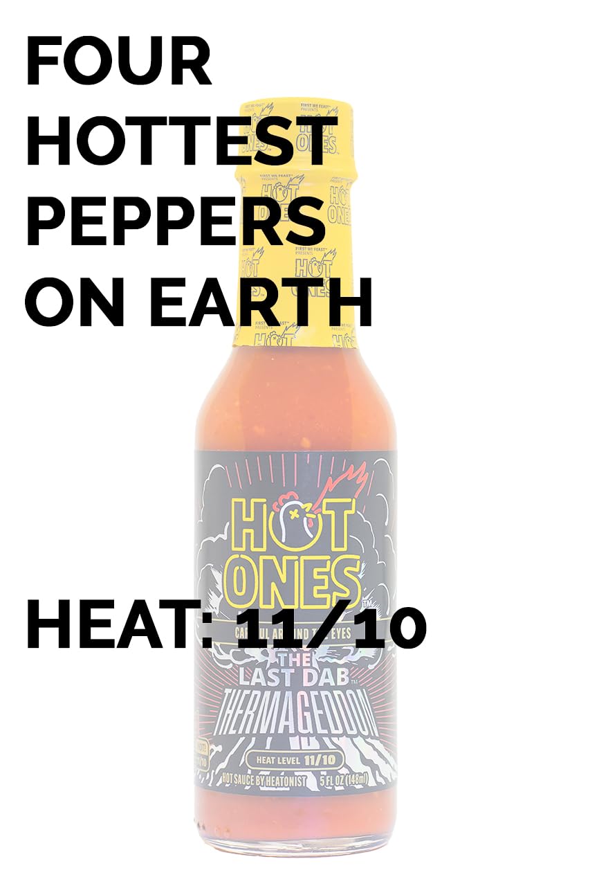 HOT ONES Last Dab Thermageddon Hot Sauce - 5 Fl Oz