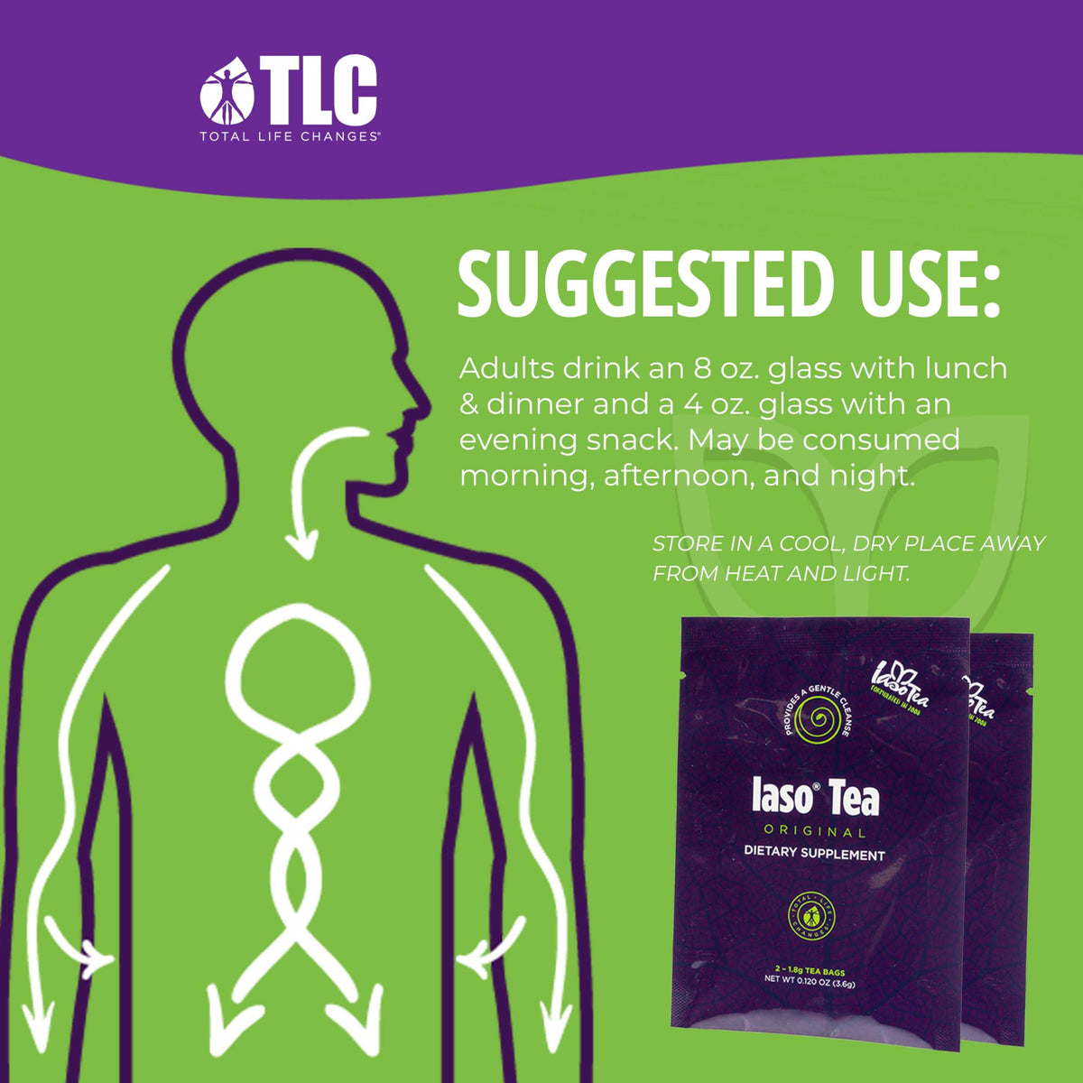 Iaso Brewed Tea Original – TLC Cleansing Tea by IASO | 10 Sachets