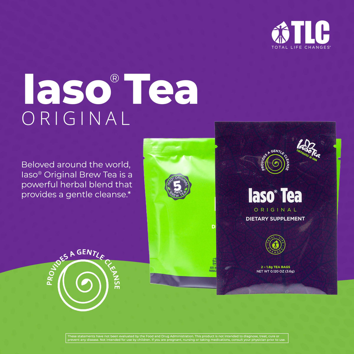 Iaso Brewed Tea Original – TLC Cleansing Tea by IASO | 10 Sachets