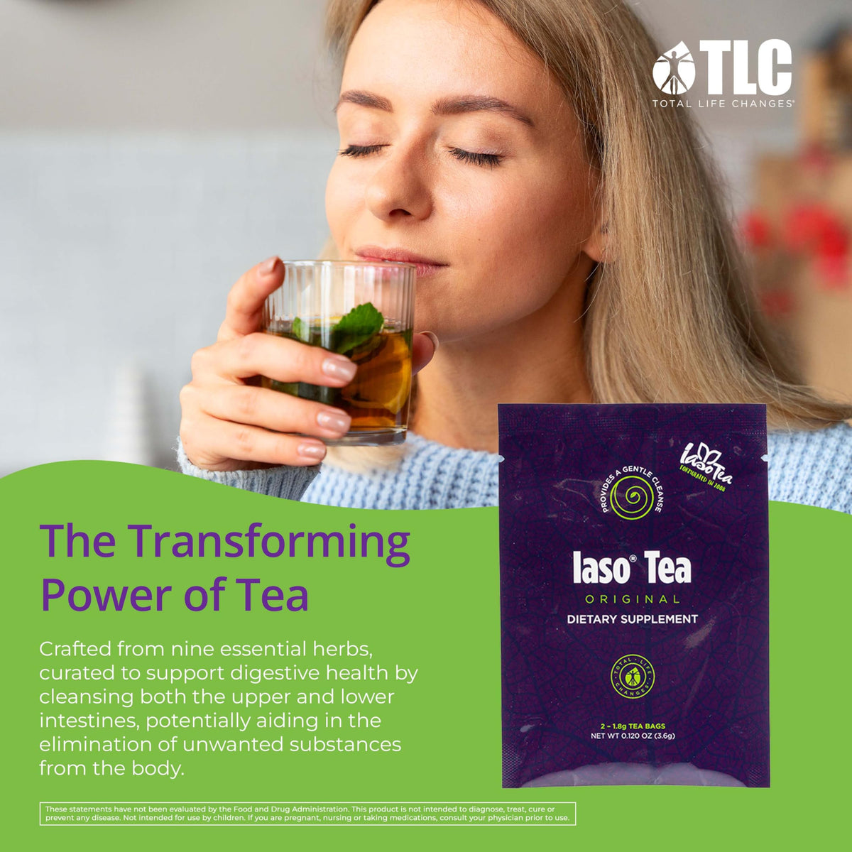 Iaso Brewed Tea Original – TLC Cleansing Tea by IASO | 10 Sachets