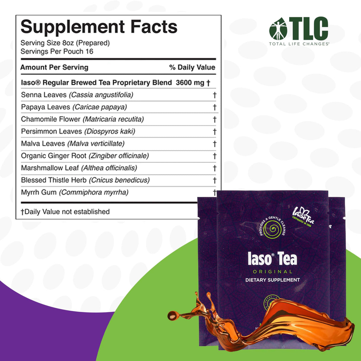 Iaso Brewed Tea Original – TLC Cleansing Tea by IASO | 10 Sachets