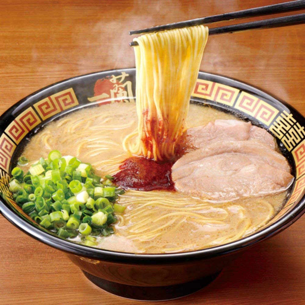 Ichiran Hakata Thin Noodles (Straight) — Special Red with Secret Powder