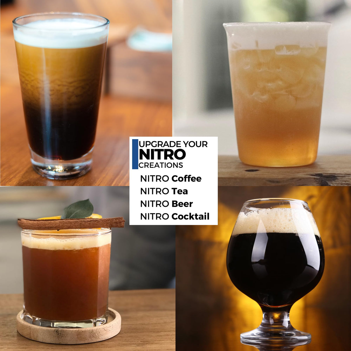 ICO 30-Pack N2 Nitrogen Cartridges for Nitro Cold Brew & Beer Infusion | 2g Pure, Non-Threaded Steel