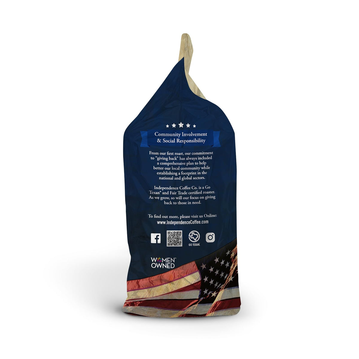 Independence Coffee Co. Old New Orleans Creme Brule Flavored Light Roast — 24 oz Whole Bean