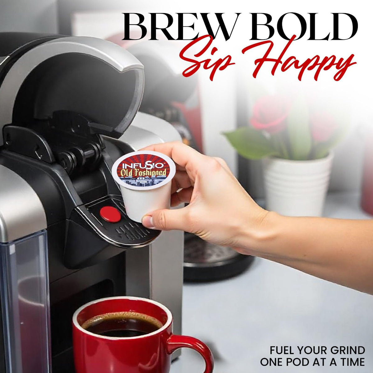 InfuSio Flavored Coffee Pods Variety Pack – 120 Cups, 12 Cocktail-Inspired Blends, Keurig K-Cup Compatible