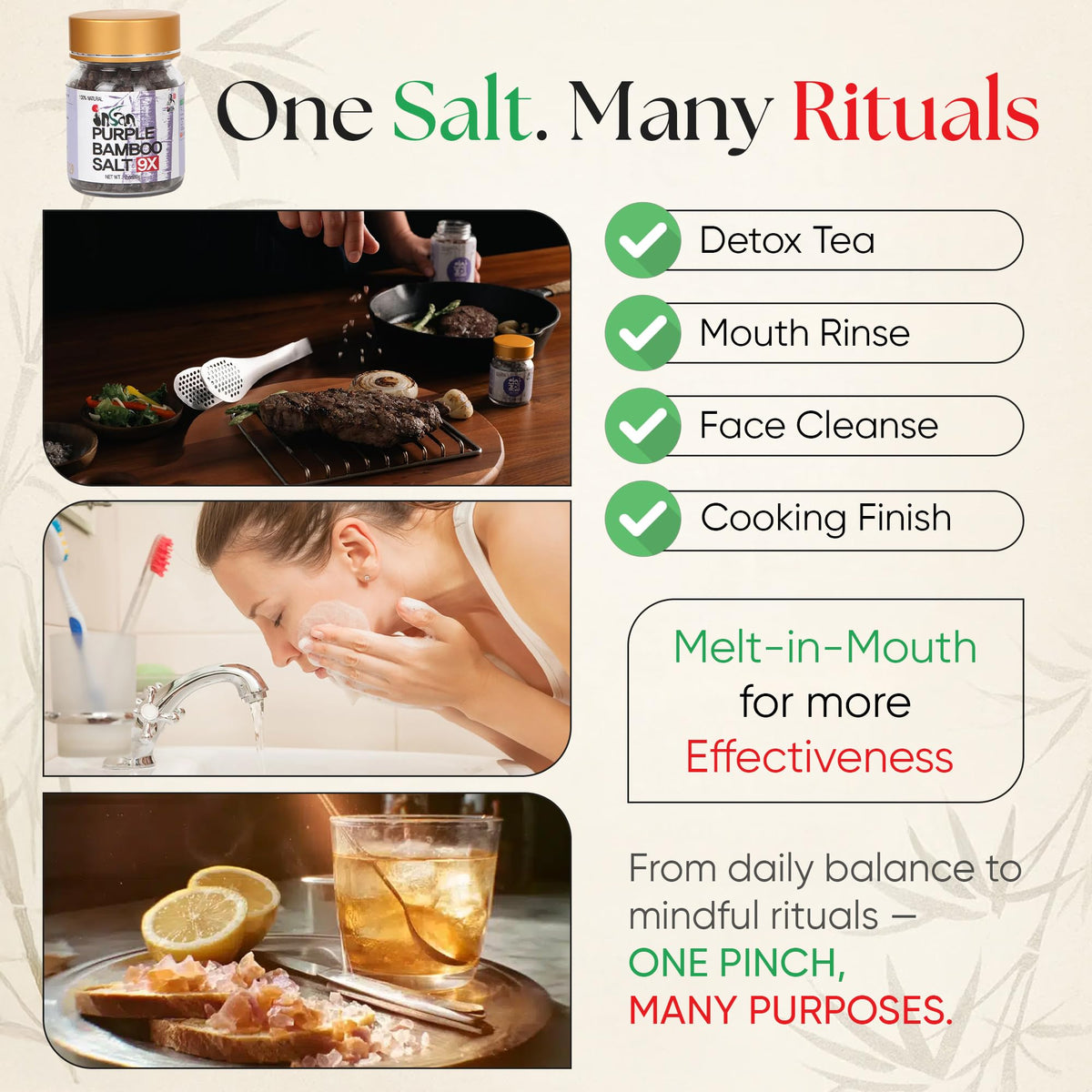 Insan 9X Roasted Bamboo Salt – Korean Alkaline Mineral Sea Salt for Cooking and Skincare