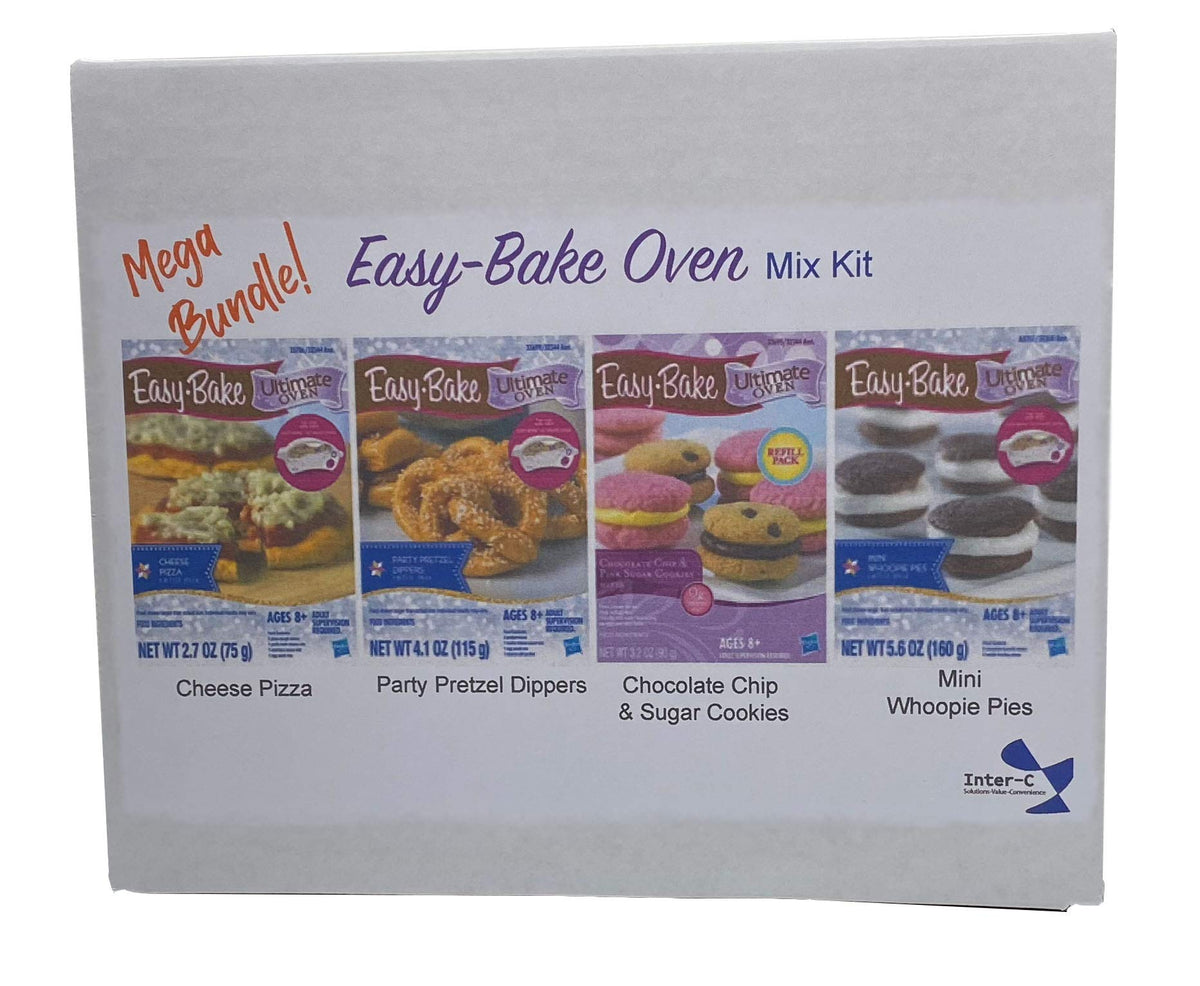 INTERC Easy Bake Mixes (4-Pack) for Hasbro Easy-Bake Oven – Real Food Refills