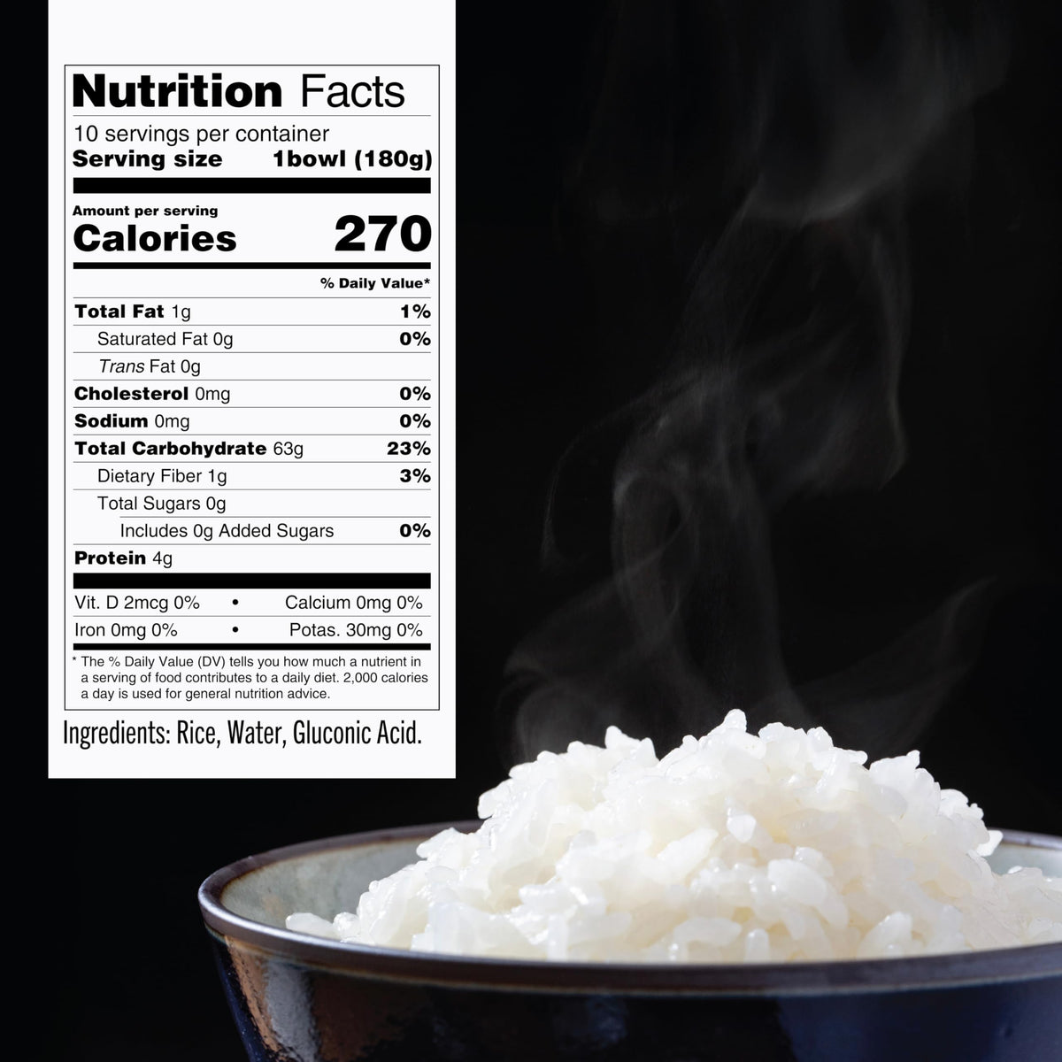 IRIS USA Instant White Rice (24 Pack) – Ultra Premium Japanese Short-Grain, Microwave in 80 Seconds, Non-GMO Gluten Free & Vegan