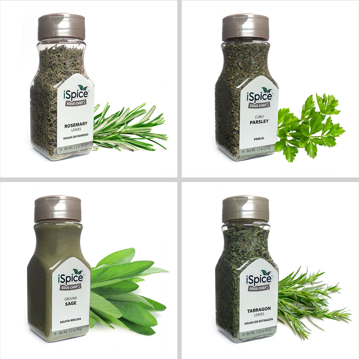 iSpice Starter Spice Set – 24-Pack Silk Road Collection, Fresh Aromatics, USA-Made