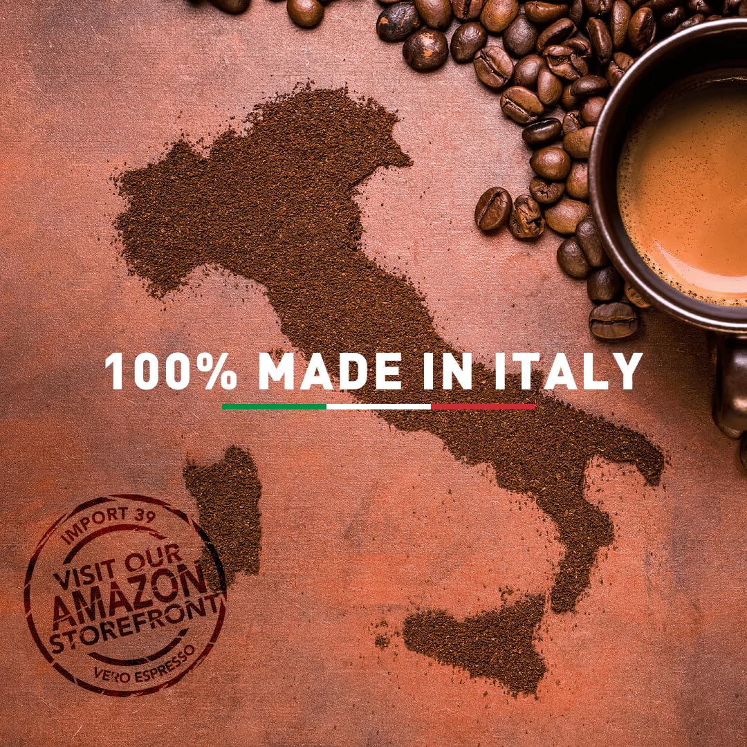 100 Italian Coffee for Espresso Lovers — Aluminum Capsules for Original Line Nespresso Machines | Crema