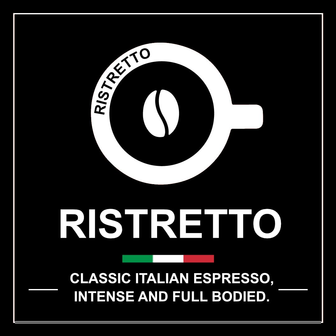 100 Italian Espresso Capsules for Original Line Nespresso – Aluminum Ristretto (Pack of 100)