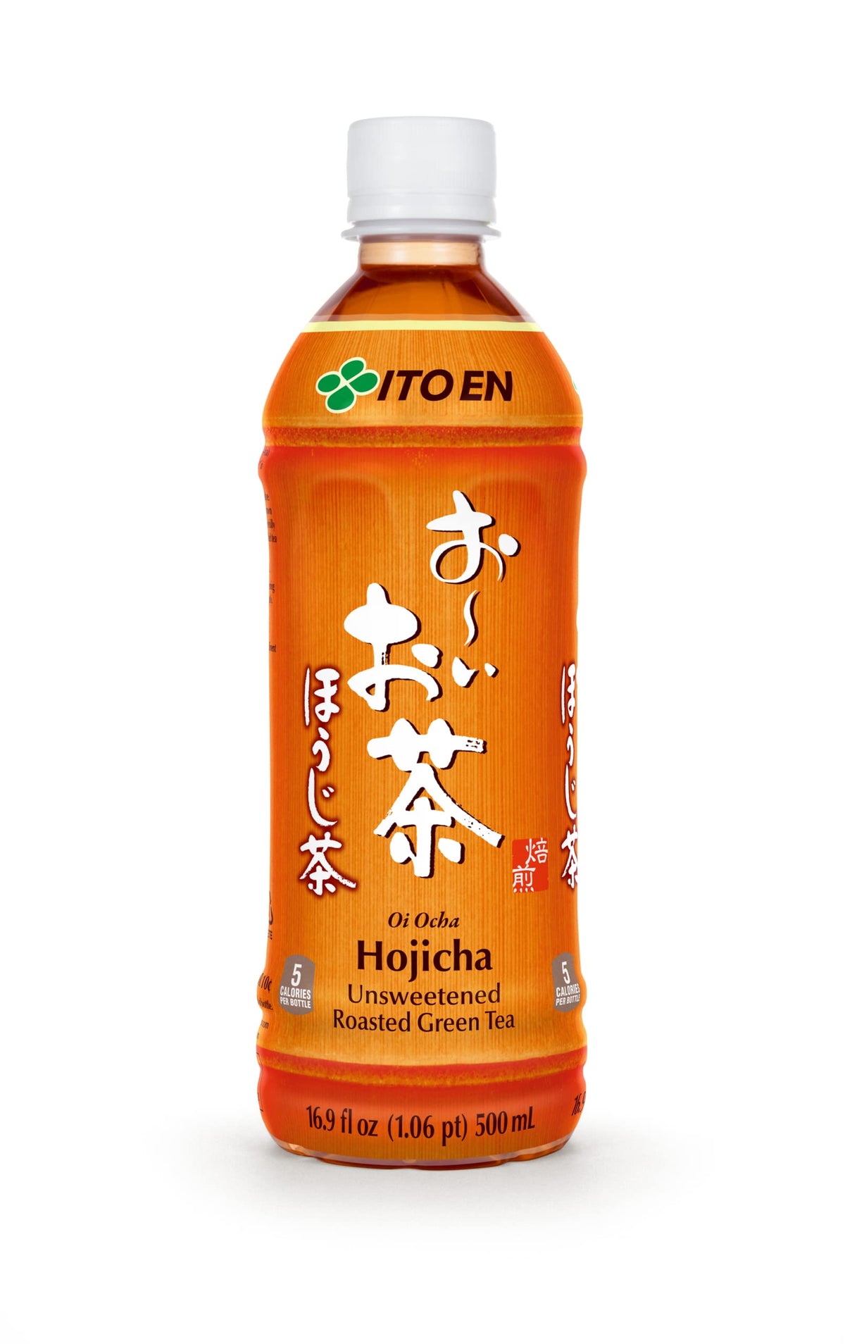 Ito En Oi Ocha Unsweetened Roasted Green Tea — 16.9 fl oz (Pack of 12) | Low Calorie