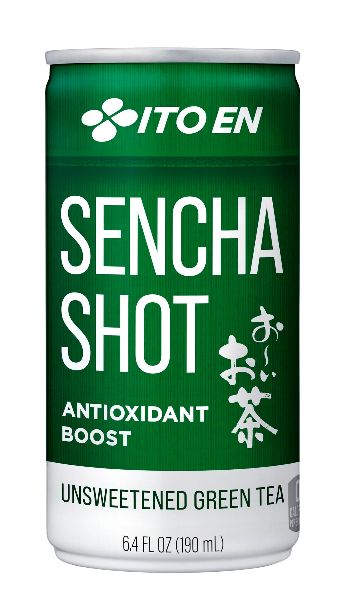 ITO EN Sencha Shot – Unsweetened Japanese Green Tea, 6.4 oz Can (Pack of 30)