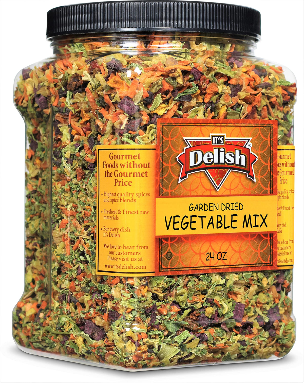 Garden Vegetable Soup Mix by It’s Delish — 24 oz Jumbo Container (Gluten-Free & Vegan)