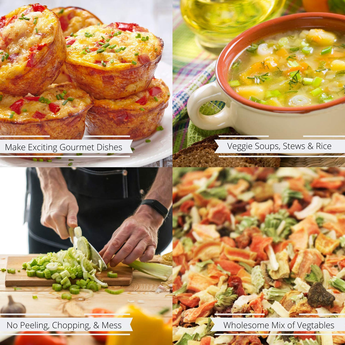 Garden Vegetable Soup Mix by It’s Delish — 24 oz Jumbo Container (Gluten-Free & Vegan)